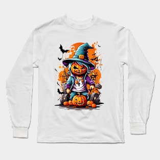 Spooky Pumpkin Long Sleeve T-Shirt